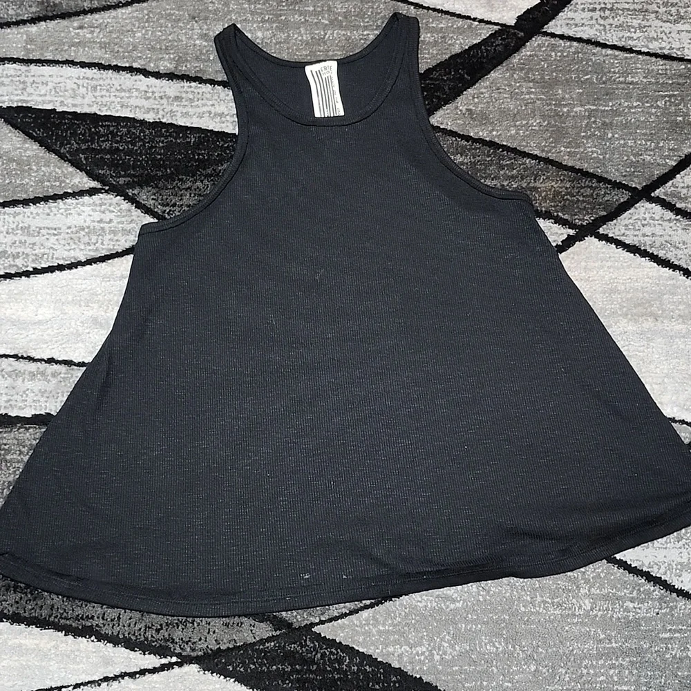 FREE PEOPLE SET-OF-5 RACERBACK RIBBED RELAXED FIT TANK-TOPS LARGE PRICE FIRM - Picture 10 of 12
